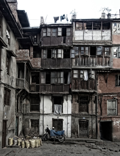 Old & New. Kathmandu. John Callaway 2010